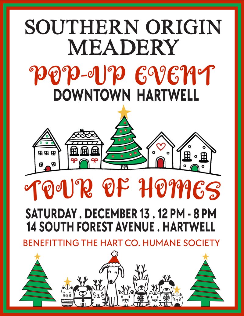 Southern Origin Meadery Tour of Homes 2025